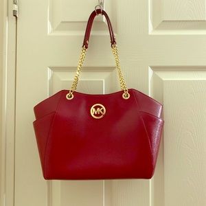 MICHAEL MICHAEL KORS Leather Tote Bag